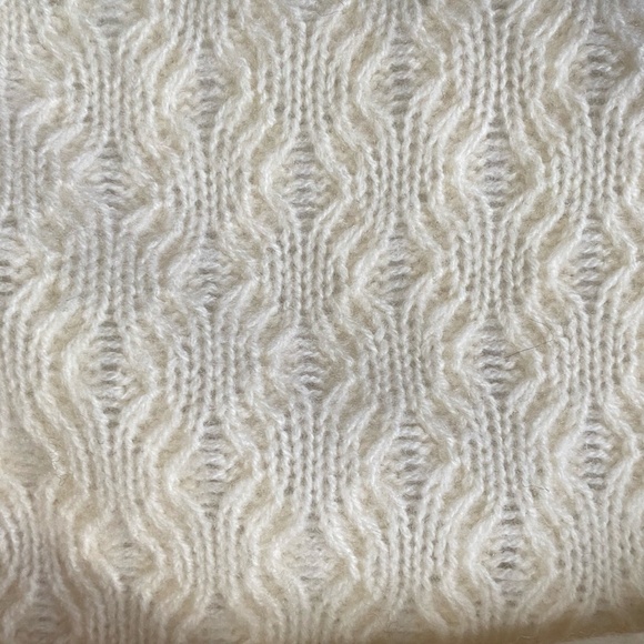 Halogen Wool Cashmere Ivory Cloud Cable Knit Sweater. Sz- XS - Picture 8 of 16